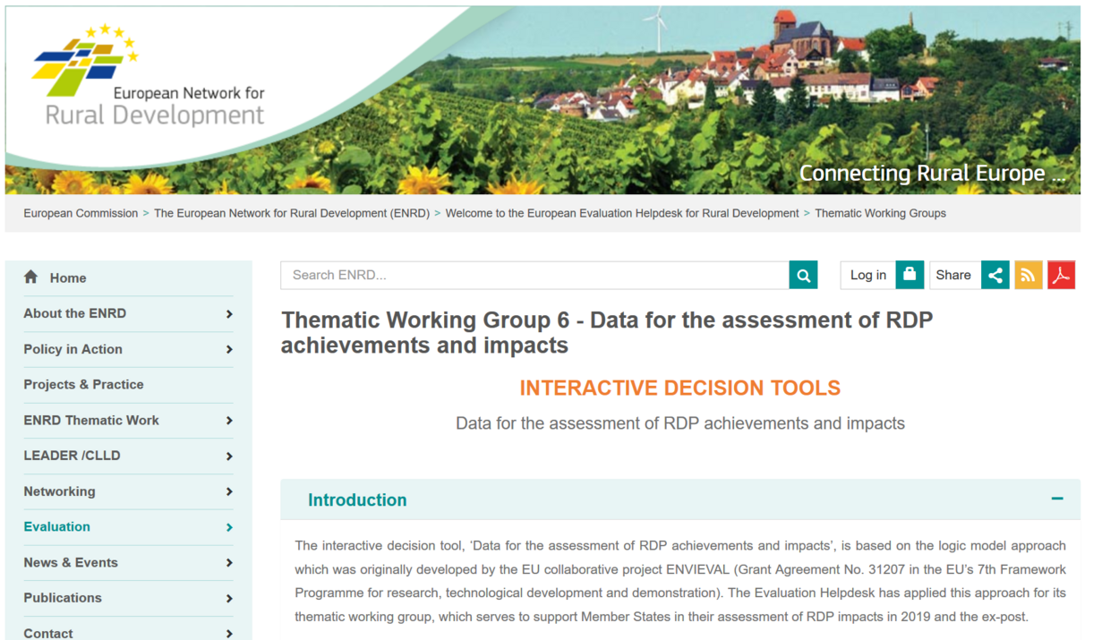 Screenshot - Thematic Working Group 6